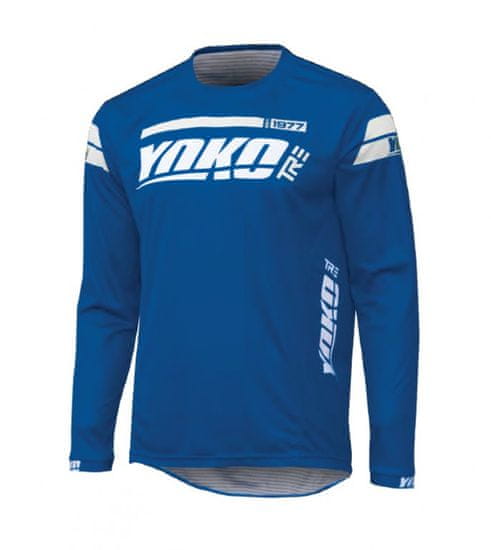 YOKO Motokrosový dres TRE modrá M