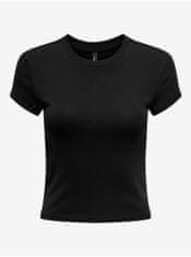 ONLY Černé dámské basic tričko ONLY Elina XL