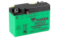 Yuasa Konvenční baterie YUASA bez kyselinové sady - 6N12A-2C/B54-6 6N12A-2C