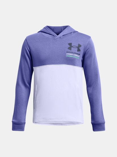 Under Armour Mikina UA Boys Rival Terry Hoodie-PPL