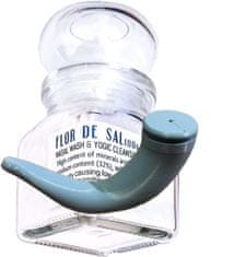 LaProve Flor de Sal pro čištění nosu a jógové rituály s nižším obsahem sodíku (32%) 100g a konvička na čištění nosu