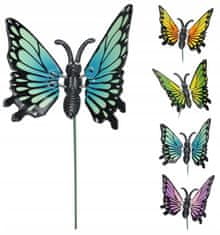 Koopman Dekorativní zahradní motýl s kšiltem barevná zahradní dekorace 33 cm