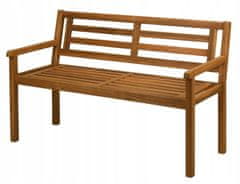 Koopman Zahradní lavice s opěradlem dřevěná akácie 120 cm
