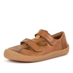 Froddo chlapecké barefoot kožené sandály G3150166 hnědé, 35
