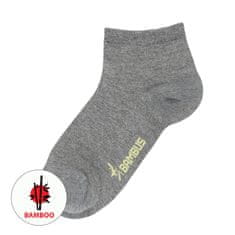 RS unisex letní kotníkové bambusové melírované ponožky 4302020 3pack, 43-46