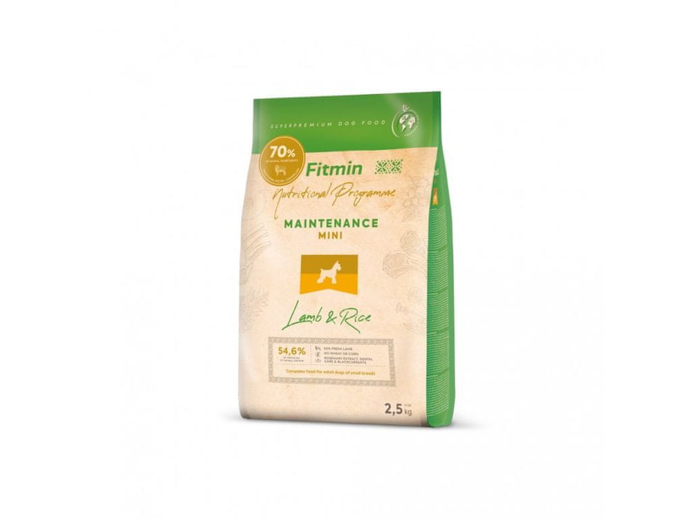Fitmin dog mini lamb&rice - 2,5 kg