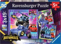 Ravensburger Puzzle Batwheels 3x49 dílků