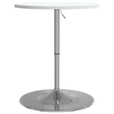 Vidaxl Barový stůl bílý 60x60x90 cm kompozitní dřevo chromovaná ocel