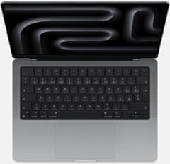 Apple MacBook Pro 14, M3 - 8-core/16GB/1TB/10-core GPU, vesmírně šedá (MXE03CZ/A)