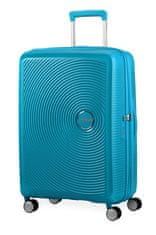 American Tourister Cestovní kufr Soundbox Spinner EXP 71,5/81 l matná modrá