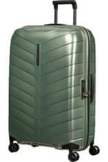 Samsonite Skořepinový cestovní kufr Attrix L 97 l zelená
