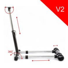 Wheel Stand Pro Deluxe V2, stojan na volant a pedály Log. GT a Thrustmaster F430/T150/TMX