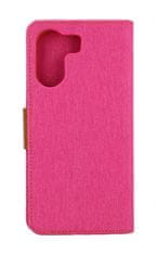 Canvas Pouzdro Xiaomi Redmi 13C knížkové růžové 121364