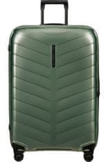 Samsonite Skořepinový cestovní kufr Attrix L 97 l zelená