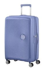 American Tourister Cestovní kufr Soundbox Spinner EXP 71,5/81 l matná modrá