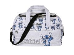 sarcia.eu Stitch Disney Šedá, melanžová cestovní taška, prostorná, 40x25x20 cm 