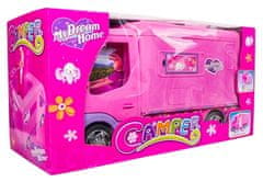 Doris růžový karavan pro panenky
