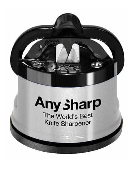 AnySharp Brousek na nože stříbrný PREMIUM AnySharp