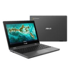 ASUS Chromebook Flip CR1/CR1100FKA/N5100/11,6"/1366x768/T/4GB/64GB eMMC/UHD/Chrome EDU/Gray/2R