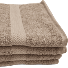 Aliza Froté ručník Berta 50x100cm sv.hnědý