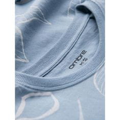 OMBRE Pánské celopotištěné tričko V1 OM-TSFP-0180 modré MDN124991 S