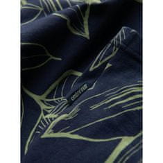 OMBRE Pánské celopotištěné tričko V1 OM-TSFP-0180 tmavě modré MDN124992 XXL