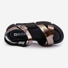 Big Star Dívčí sandály Black velikost 35