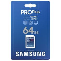 Samsung Paměťová karta PRO Plus SDXC (100R/ 90W) 64 GB