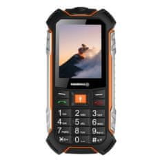 myPhone Mobilní telefon Hammer Boost - černý/ oranžový