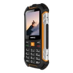 myPhone Mobilní telefon Hammer Boost - černý/ oranžový