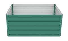 G21 Vyvýšený záhon Daisy 120 x 90 x 52 cm, plechový, zelený
