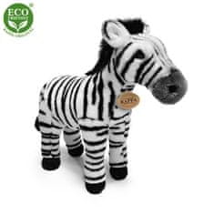 Zebra Plyšová stojící 30 cm ECO-FRIENDLY