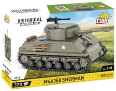 Cobi 2711 II WW Sherman M4A3E8, 1:48, 320 k