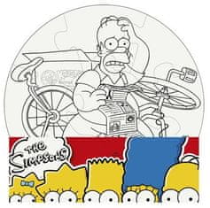 Efko Vymaluj si puzzle The Simpsons - kruh 9 dílků