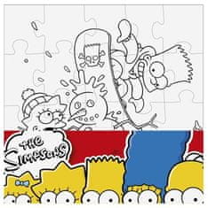 Efko Vymaluj si puzzle The Simpsons - čtverec 20 dílků