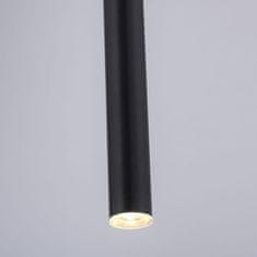 PAUL NEUHAUS PAUL NEUHAUS LED závěsné svítidlo černá 1 ramenné stmívatelné teplá bílá subtilní design 3000K PN 2111-18