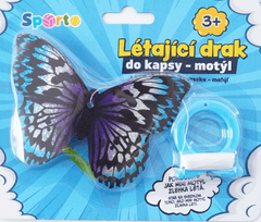 Mac Toys SPORTO Létající drak do kapsy - motýl