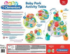 Clementoni BABY Interaktivní hrací stolek Activity Park se světly a zvuky