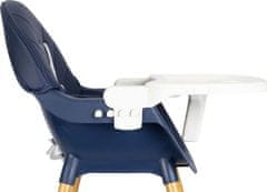 EcoToys Jídelní židlička 2v1 Tmavě modrá