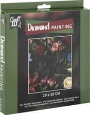 Grafix Diamantové malování Květiny 20x20cm
