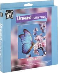 Grafix Diamantové malování Motýl 20x20cm