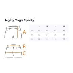 Yoga Sporty krátké sportovní legíny červená velikost oblečení M