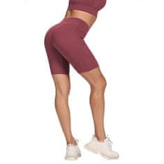 Yoga Sporty krátké sportovní legíny červená velikost oblečení M