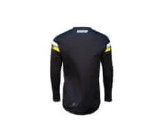 YOKO Motokrosový dres TRE černá/žlutá 3XL