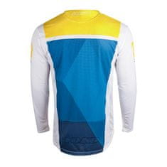 YOKO Motokrosový dres KISA modrý/žlutý S