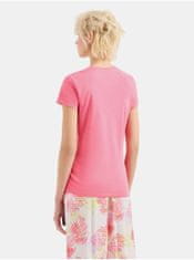 Armani Exchange Růžové dámské tričko Armani Exchange XL