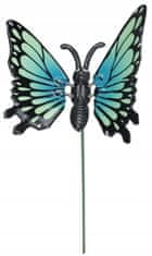 Koopman Dekorativní zahradní motýl s kšiltem barevná zahradní dekorace 33 cm