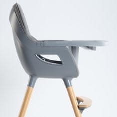 BabyGO jídelní židlička Scandi Grey
