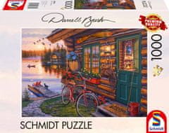 Schmidt Puzzle Chata u jezera 1000 dílků