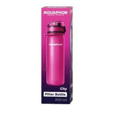 Aquaphor Filtrační láhev AQUAPHOR City + 2 vložky (Růžová)
